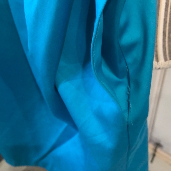 David’s Bridal Malibu blue dress with side pockets - Picture 11 of 16